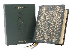 The Jesus Bible Artist Edition, ESV, Genuine Leather, Calfskin, Green, Limited Edition