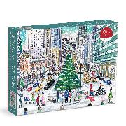 Michael Storrings Snowfall on Park Avenue 1000 Piece Puzzle