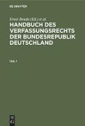 Handbuch des Verfassungsrechts der Bundesrepublik Deutschland