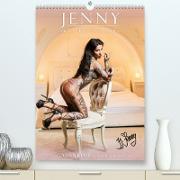 Jenny - Sexy Tattoo Babe (Premium, hochwertiger DIN A2 Wandkalender 2022, Kunstdruck in Hochglanz)