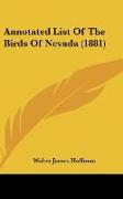 Annotated List Of The Birds Of Nevada (1881)