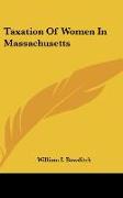 Taxation Of Women In Massachusetts