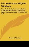 Life And Letters Of John Winthrop