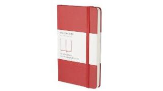 Moleskine Classic Red Pocket Plain Notebook