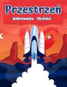 Koszyk kosmosowa dla dzieci: Fantastyczna przestrze&#324, kosmiczna z planety, astronautów, statków kosmicznych, rakiet