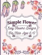 Simple Flower Coloring Book