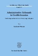 Administrative Tribunals in Großbritannien