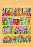 Häuser in Farbenpracht (Wandkalender 2022 DIN A2 hoch)