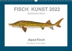 Fisch als Kunst 2022: Asiatische Störe (Wandkalender 2022 DIN A3 quer)
