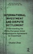 International Investment and Dispute Settlement