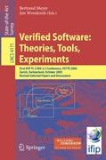 Verified Software: Theories, Tools, Experiments