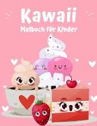 Kawaii-Lebensmittel-Malbuch