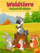 Waldwildtiere Tiere Malbuch für Kinder