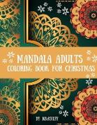 Mandala adults coloring book for Christmas