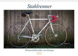 Stahlrenner - Rennrad-Klassiker aus Europa (Wandkalender 2022 DIN A3 quer)