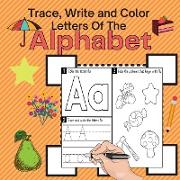 Trace, Write and Color Letters Of The Alphabet