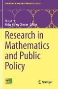 Research in Mathematics and Public Policy