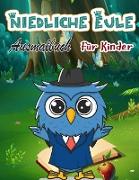 Niedliches Eulen-Malbuch für Kinder