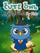 Cute Owl Coloring Book for Kids