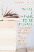 What it Means to Be Literate