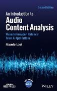 An Introduction to Audio Content Analysis