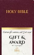 NRSV Updated Edition Gift & Award Bible with Apocrypha (Imitation Leather, Burgundy)