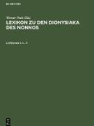 Lexikon zu den Dionysiaka des Nonnos, Lieferung 3, (¿-¿)