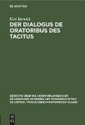 Der Dialogus de oratoribus des Tacitus