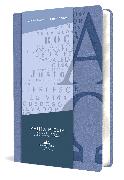 Biblia RVR 1960 letra grande tamaño manual, simil piel azul celeste con nombres de Dios / Spanish Bible RVR 1960 Handy Size Large Print Leathersoft Soft Blue