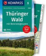 KOMPASS Wanderführer Thüringer Wald mit Rennsteigtouren, 55 Touren