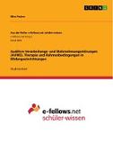 Auditive Verarbeitungs- und Wahrnehmungsstörungen (AVWS). Therapie und Rahmenbedingungen in Bildungseinrichtungen