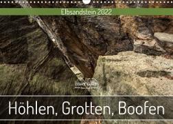 Höhlen, Grotten, Boofen - Elbsandstein (Wandkalender 2022 DIN A3 quer)
