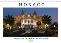 Monaco - Malerisches Fürstentum am Mittelmeer (Wandkalender 2022 DIN A4 quer)