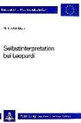 Selbstinterpretation bei Leopardi