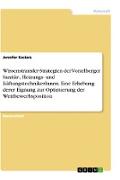Wissenstransfer-Strategien der Vorarlberger Sanitär-, Heizungs- und LüftungstechnikerInnen. Eine Erhebung derer Eignung zur Optimierung der Wettbewerbsposition
