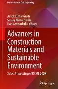 Advances in Construction Materials and Sustainable Environment