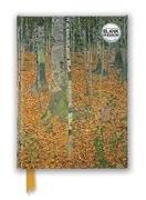 FLAME TREE Notizbuch Kunst, Birch Wood Gustav Klimt