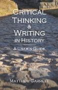 Critical Thinking & Writing in History