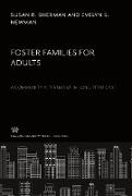 Foster Families for Adults