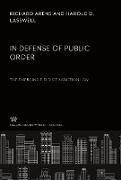 In Defense of Public Order the Emerging Field of Sanction Law