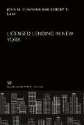 Licensed Lending in New York