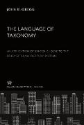 The Language of Taxonomy