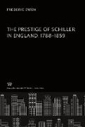 The Prestige of Schiller in England. 1788-1859