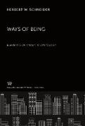 Ways of Being. Elements of Analytic Ontology