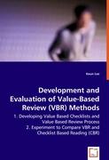 Development and Evaluation ofValue-Based Review (VBR) Methods