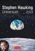 Stephen Hawking - Universum Wochenplaner 2023. Spannender Wandkalender mit 53 faszinierenden Bildern und Zitaten. Terminkalender 2023 für die Wand. 25x36 cm