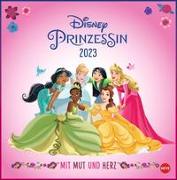 Disney Prinzessinnen Broschurkalender 2023. Wand-Kalender 2023 für Kinder zum Eintragen mit den Heldinnen der Disneyfilme. Viel Platz für Notizen und zusätzliches Poster!