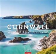 Cornwall Kalender 2023. Stimmungsvolle Fotos bekannter Künstler. Kalender Landschaften 2023: Malerische Dörfer und wilde Küsten in einem großen Wandkalender