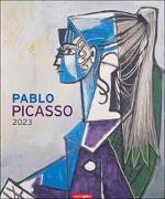 Pablo Picasso Kalender 2023: Arbeiten auf Papier zusammengestellt in einem großen Wandkalender. Werke des berühmten Künstlers in einem Wandkalender XXL