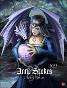 Anne Stokes: Mystic World Posterkalender 2023. Mystische Wesen in einem großen Wandkalender für Fantasy-Fans. Kalender im Großformat 34x44 cm